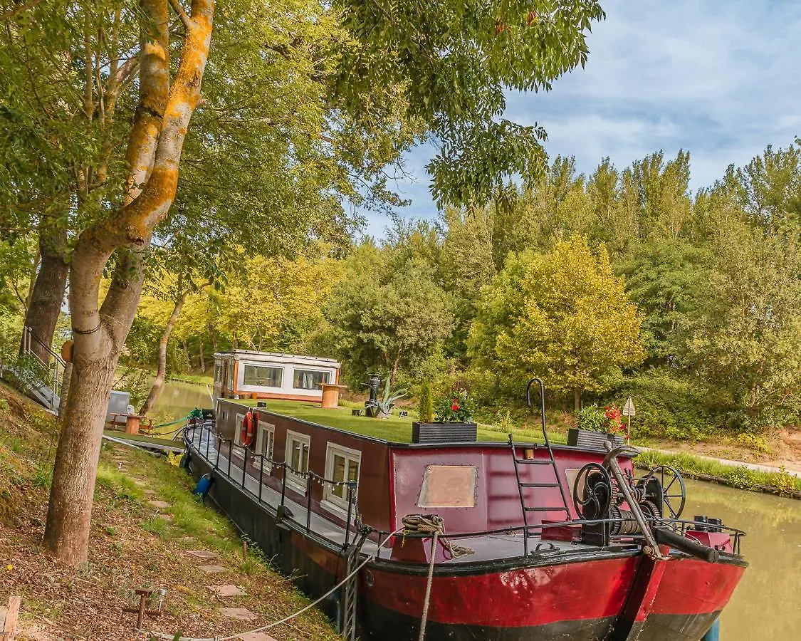 Peniche Dondon - Gite Cocooning Sur Canal Du Midi Avignonet-de-Lauragais Πλωτό κατάλυμα
